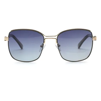 Wholesale Vintage Retro Fashionable Metal Optical Eyeglasses Frames in Solid Gray Gold Printed