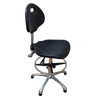 Detall Durable Polyurethane Stool ESD Laboratory Chair Pu Foam Adjustable Chairs