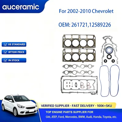 GEN 3 III LS Gasket Set Kit with MLS Head Gasket for 2002-2010 Chevrolet GMC 4.8L 5.3L 6.0L V8 OE 261721 12589226