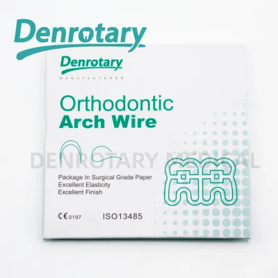 Oral Wholesale Supplier of Dental Orthodontic Brackets and Arch Wire NITI Super Elastic Orthodontoncia Manual Power Source