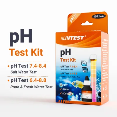 Accurate Comprehensive Aquarium Fish Pond Ammonia Nitrogen Test Kit Strips Eco-Friendly Plastic Water Test pH