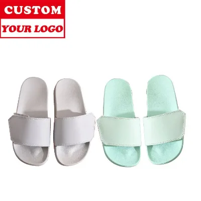 Custom Gift Printed with Custom Design High Quality Custom slippers with logo