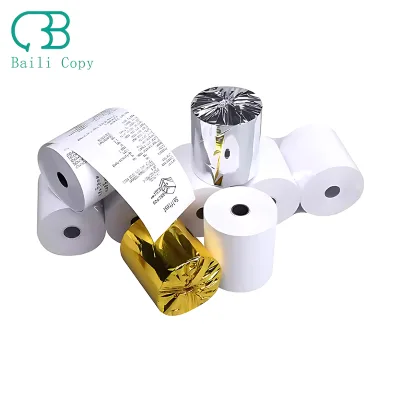 OEM ODM Thermal Roll Paper Thermal Paper Rolls for Rolling Raw Material 45-80gsm Direct Thermal Paper
