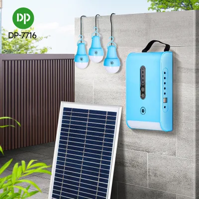 Solar Energy System 3 Lamps Bulbs Outdoor Solar Panel Charge Lighting System Power Storage Solar Light Kits