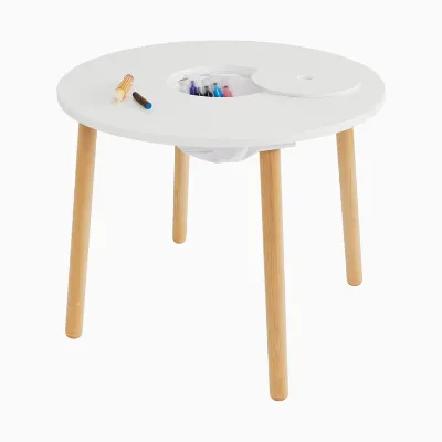 Wooden Sensory Table for Kids Learning Sensory Table with  Storage Dandelion Toddler Table