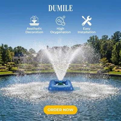 3HP Lightweight Square Floating Pump Motor Energy Saving Simple Field Installation for Small Backyard Ponds Commercial Breeding