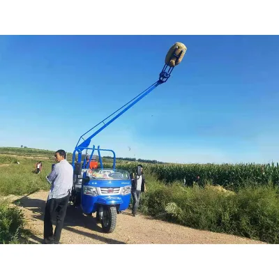Automatic Hydraulic Hay Bale Loader 360° Rotary, Round Square Straw Bale Loading Machine for Farm Use