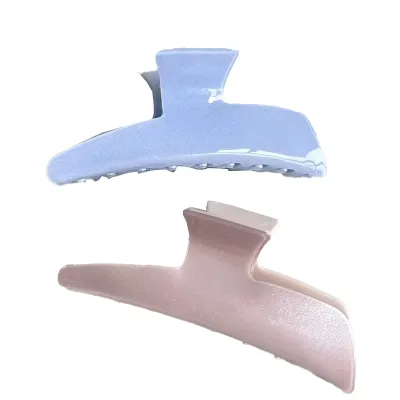 New Design Acetate Hair Claws Cellulose Colorful Claw Clips Oversized 13cm Rectangle Hair Clips for Thick Hair