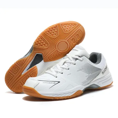 Lucky Red Breathable Anti-Slip Sport Shoes for Men EVA Midsole for Badminton & Table Tennis Summer/Autumn/Spring Use