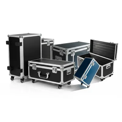 Custom Travel Carrying Black Luggage Box Flight Frame Trolley Display Sample Case Alloy Aluminum Suitcase With Wheels