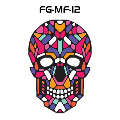 Finegreen Full Mask-Halloween LED Voice Activated Glow Mask Party Mask