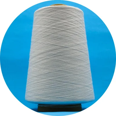 Factory Price Polyester Spun Yarn 24s/1 Flame Retardant