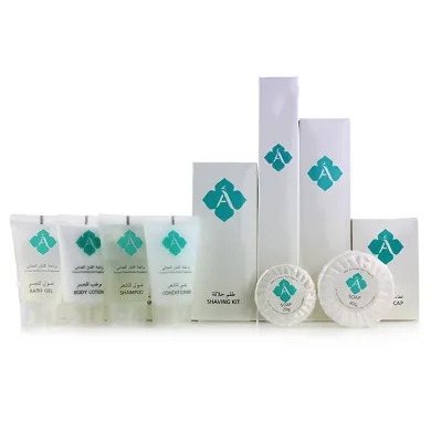 5 Star Hospitality Disposable Hotel Amenity Bag Bottle Vanity Kit Hotel Product Amenity Toiletry Kit