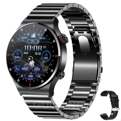 QW33 Sports Smartwatch 400mAh IP68 Waterproof Activity Tracker Remote Control with Custom Dial Heart Rate Monitor