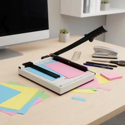 Wholesale EMDA High Quality Factory Price A4 Office School Handheld Desktop Manual Metal Paper Cutter 0.1mm Cutting Accuracy