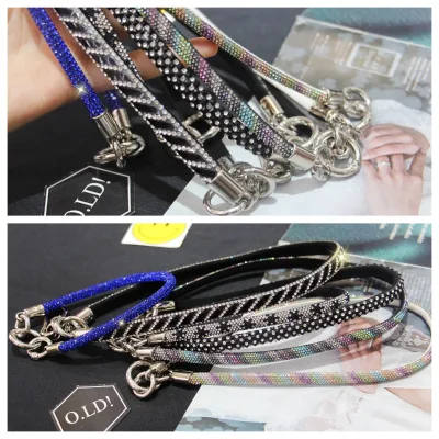 Wholesale Rhinestone Chain Glitter Cord Multifunctional Sparkling Rhinestone Rope Rhinestone Wristbands