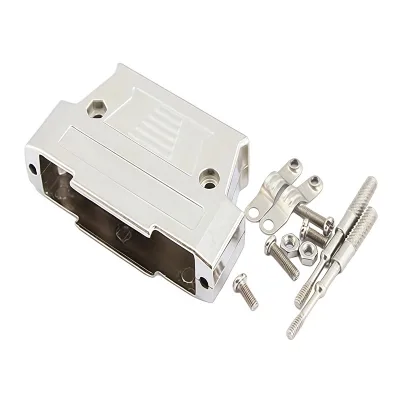 D-SUB 37Pin Computer Connectors & Terminals Die-Casting DB37P Metal Shell 180 Degree OD 12.0AMP Mold