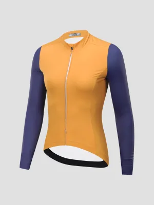 Professional Custom Women's Outdoor Bike Road Riding Thermal Fleece Cycling Jersey for Adult Autumn Winter Sportwear Warmly