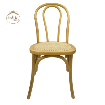 Factory Outlet Stand Stackable Armless Wood Chairs Ergonomic Wooden Chair With Round Back