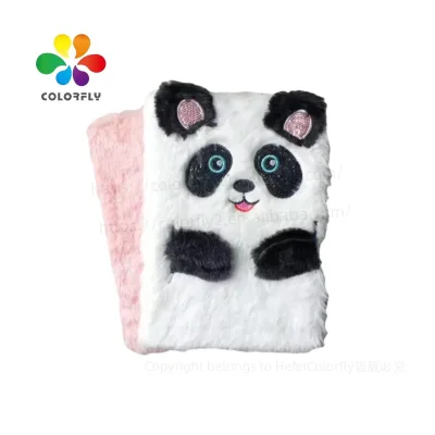 A5 /A6 Cartoon Fashion Custom Plush Notebook