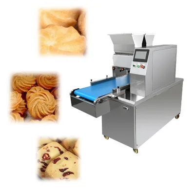 Manufacturer Automatic Depositor Cookies Biscuits Making Machine for Wire Cutting Cookies