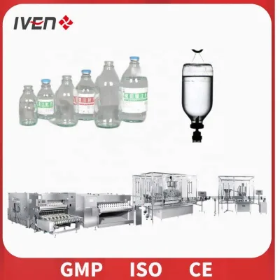 Glass Bottle Liquid Filling and Sealing Line Glass Bottle Beverage Filling and Sealing Production Equipment