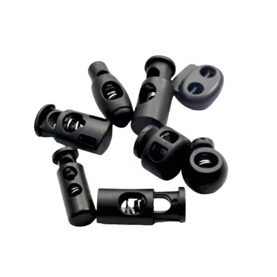 2026 New Innovations Color Stopper Adjustable Nylon/Plastic Heavy Duty Cord Lock Single Barrel Custom Metal Cord Stopper