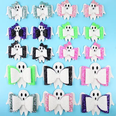 New Hot Halloween Cute Ghost Bow Hairpin Hair Clip Cute Kids Fun Halloween Party Headgear