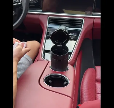 Portable Car Trash Can, Suitable for Storing Waste Inside a Car, Cup-shaped Garbage Bin