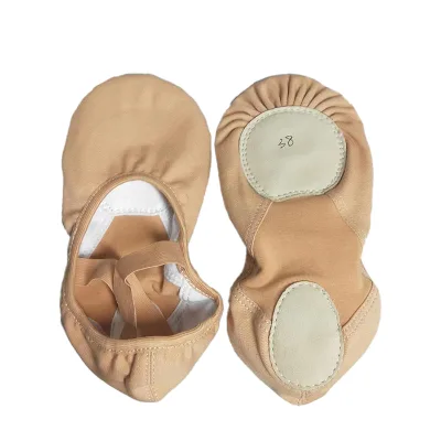 New Design OEM Free Sample High Stretch Canvas Ballet Shoes Dance Ballet Shoes for Girl and Women