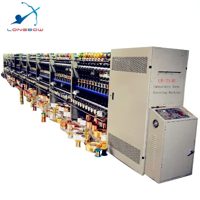 ST Yarn MS Yarn Embroidery Metallic Jari Yarn Covering Machine