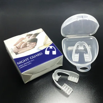Wholesale Hot Customized Transparent Stop Bruxism Anti Grinding Mouth Guard Night Guard for Teeth Grinding