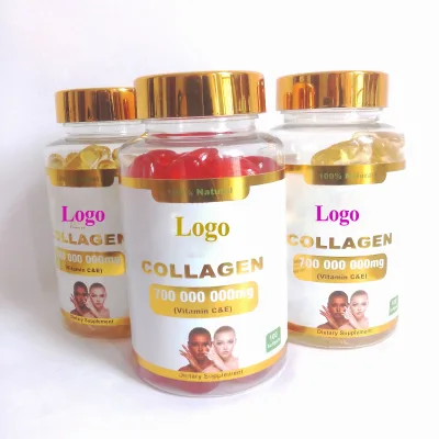 Oem Advanced Marine Collagen Complex & Superfood & Vitamin Boosted Capsules for Whitening Glowing Hair,Skin & Nails