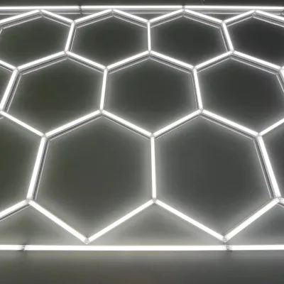 High Cri Seamless Connection Super Bright Hexagonal Led Lighting for Car Detailing