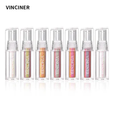 Wholesale New Chameleon Lip Glaze Eye Shadow Non Fading Aurora Dazzle Color Lip Color Diamond Color Liquid Lipstick