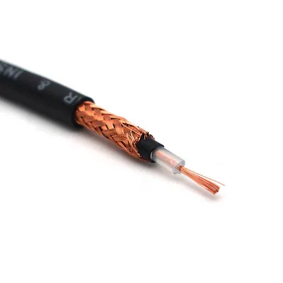 Hot Sell 4MM Guitar One Conduct with Shield Cable Black for Musical Instruments