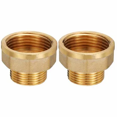 CNC Machining 316 Stainless Steel Brass 1/4" BSP Male to 3/8" NPT Female Pipe Connector Adapter Fittings