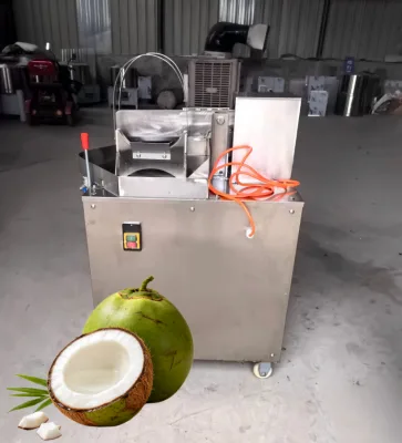 Factory Supplied Stable Working Coconut Half Cutting Machine Easy Operate Cutter Machinery