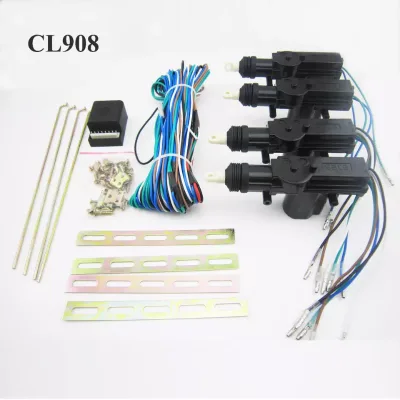 Universal 12V Car Central Lock Universal with 4 Actuators Prevent Jam-pack Design Central Lock System Car Central Lock