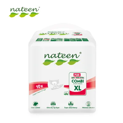 OEM/ODM Wholesale Price SAP Adult Diaper Soft Surface Cotton Absorb Super Dry Speed Diaper for Adult Made in China