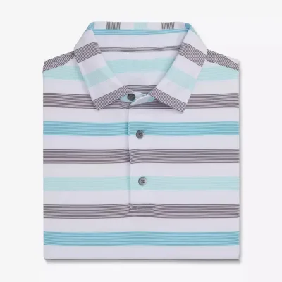 Men Lightweight Polo Short Sleeve Polo Short Sleeve Breathable T Shirts Performance Short Sleeve Cooling Polo Golf Shirt