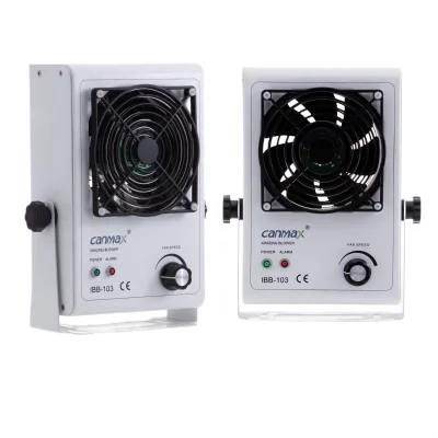 IBB-103 Desktop Motor Application Aluminum Static Ionizing Blower Industrial Ionizer Blower Air Blower for Bottles
