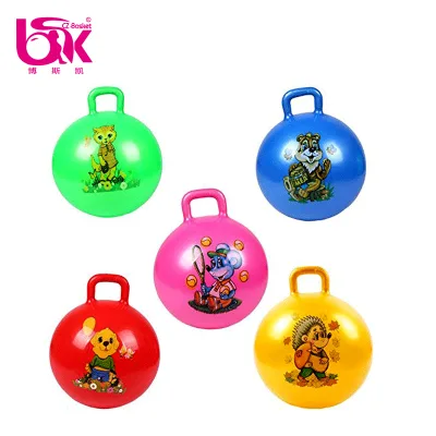 Good Colorful Fitness Jumping Ball with Handle for Children