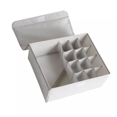 Thicken Washable Oxford Storage Containers for Wardrobe Bathroom Closet Organizer Storage Boxes Bins for Underwear Socks Bra