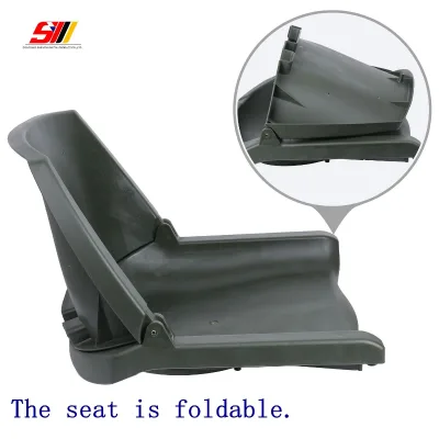 High Quality Plastic Boat Seat Foldable Marine Folding Heavy Duty Seat for Bass Boat Speed Boat Inflatable Canoe Fishing