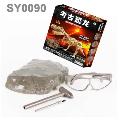 New Arrival Educational Eco Friendly Fossil Dino Excavation Kit Dig Dino Fossils Skeleton Kit