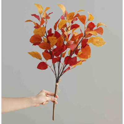 Artificial Garland Leaf for Bundle Beech Tree Leaves Fall Decor Greenery Decoration