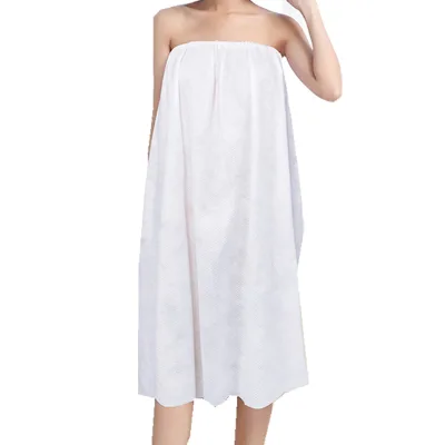 Colourful Disposable Nonwoven Tube Gown Skirts for Salon (Pink, White, Blue and Black)