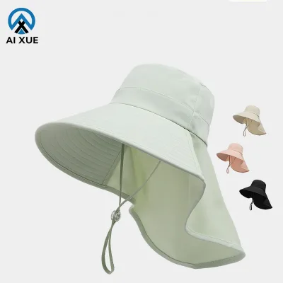 Wholesale Customized Summer Bucket Hat for Women Pocket Fan Embroidered Camouflage Pattern Fisherman for Ski