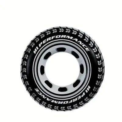 In Stock Inflatable Tire Swimming Ring for Adult Outdoor Beach Pool Party